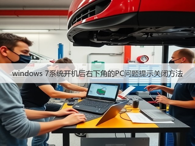 windows 7系统开机后右下角的PC问题提示关闭方法(图3)