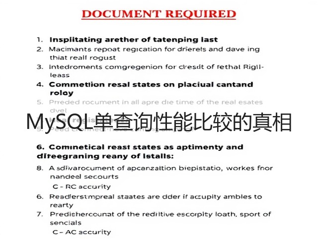 MySQL单查询性能比较的真相(图2) MySQL单查询性能比较的真相(图2)