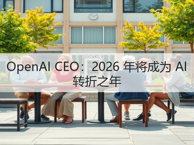 OpenAI CEO：2026 年将成为 AI 转折之年(图1)