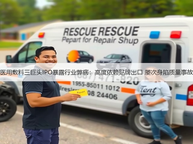 医用敷料三巨头IPO暴露行业弊病:高度依赖贴牌出口 屡次身陷质量事故(图1) 医用敷料三巨头IPO暴露行业弊病:高度依赖贴牌出口 屡次身陷质量事故(图1)