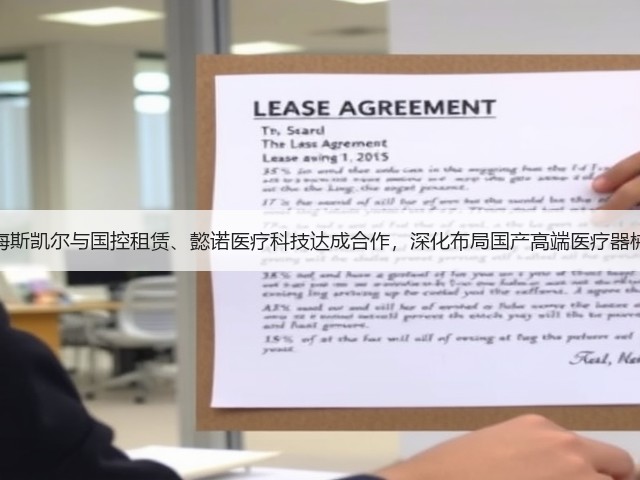 海斯凯尔与国控租赁、懿诺医疗科技达成合作,深化布局国产高端医疗器械(图2) 海斯凯尔与国控租赁、懿诺医疗科技达成合作,深化布局国产高端医疗器械(图2)