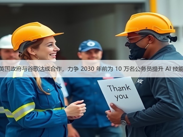 英国政府与谷歌达成合作,力争 2030 年前为 10 万名公务员提升 AI 技能(图3) 英国政府与谷歌达成合作,力争 2030 年前为 10 万名公务员提升 AI 技能(图3)