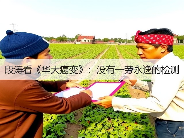 段涛看《华大癌变》:没有一劳永逸的检测(图1) 段涛看《华大癌变》:没有一劳永逸的检测(图1)