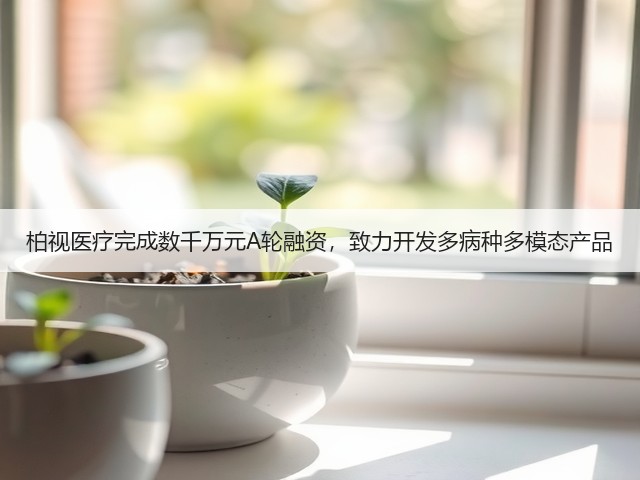 柏视医疗完成数千万元A轮融资,致力开发多病种多模态产品(图3) 柏视医疗完成数千万元A轮融资,致力开发多病种多模态产品(图3)