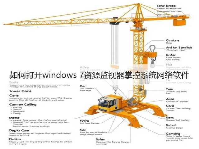 如何打开windows 7资源监视器掌控系统网络软件(图1)