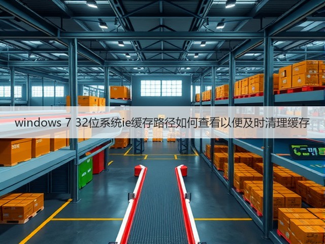 windows 7 32位系统ie缓存路径如何查看以便及时清理缓存(图1) windows 7 32位系统ie缓存路径如何查看以便及时清理缓存(图1)