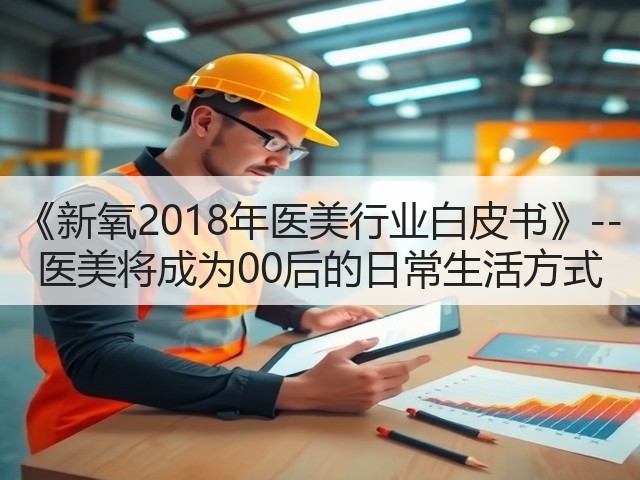 《新氧2018年医美行业白皮书》--医美将成为00后的日常生活方式(图2)