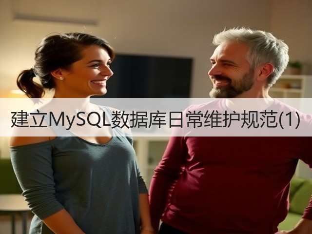 建立MySQL数据库日常维护规范(1)(图1)