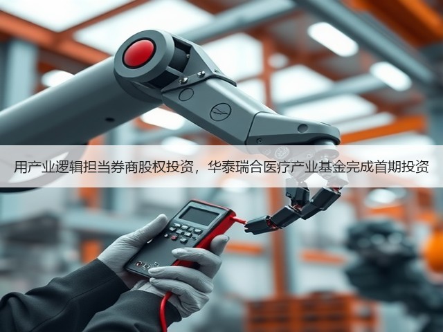 用产业逻辑担当券商股权投资,华泰瑞合医疗产业基金完成首期投资(图3) 用产业逻辑担当券商股权投资,华泰瑞合医疗产业基金完成首期投资(图3)