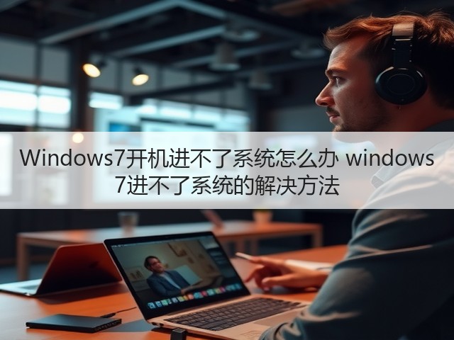 Windows7开机进不了系统怎么办 windows 7进不了系统的解决方法(图2)