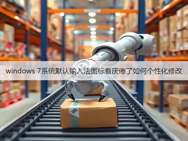 windows 7系统默认输入法图标看厌倦了如何个性化修改(图3) windows 7系统默认输入法图标看厌倦了如何个性化修改(图3)