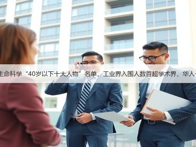 2019年生命科学“40岁以下十大人物”名单,工业界入围人数首超学术界,华人一人入选(图1) 2019年生命科学“40岁以下十大人物”名单,工业界入围人数首超学术界,华人一人入选(图1)