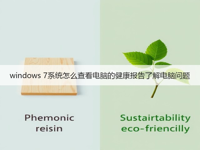 windows 7系统怎么查看电脑的健康报告了解电脑问题(图1)