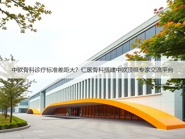 中欧骨科诊疗标准差距大?仁医骨科搭建中欧顶级专家交流平台(图2) 中欧骨科诊疗标准差距大?仁医骨科搭建中欧顶级专家交流平台(图2)