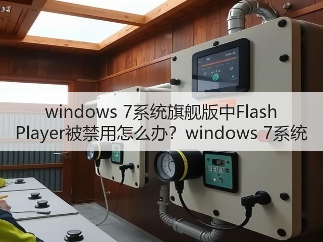 windows 7系统旗舰版中Flash Player被禁用怎么办？windows 7系统(图1)