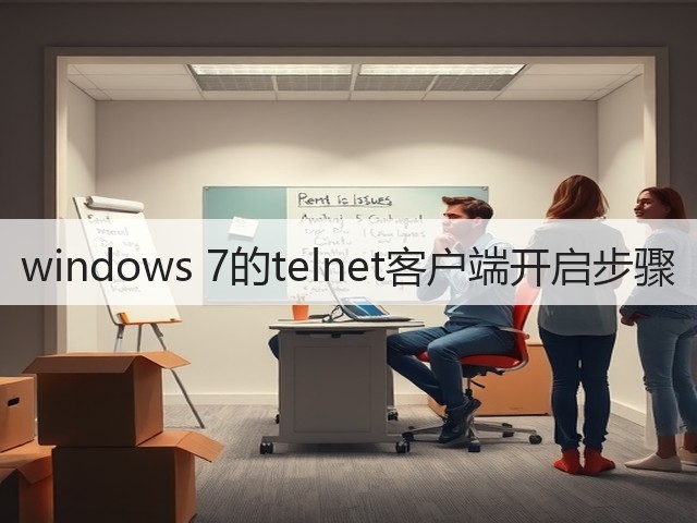 windows 7的telnet客户端开启步骤(图2)