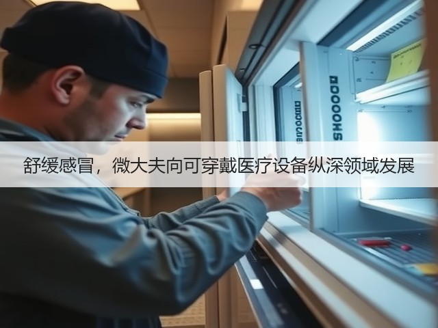 舒缓感冒,微大夫向可穿戴医疗设备纵深领域发展(图3) 舒缓感冒,微大夫向可穿戴医疗设备纵深领域发展(图3)