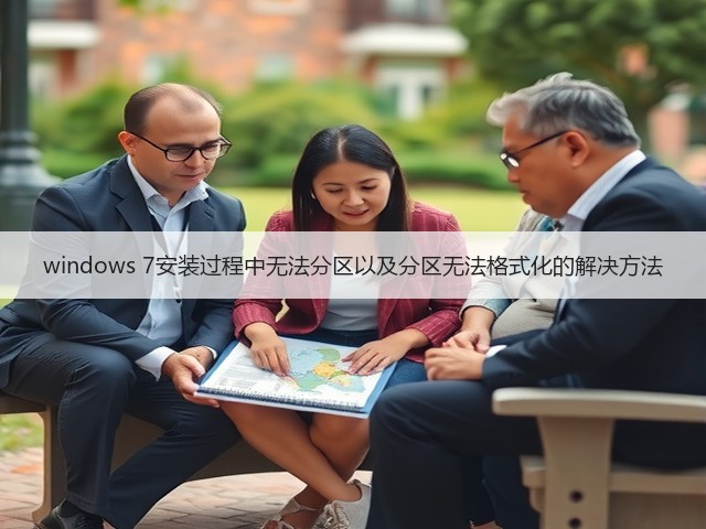 windows 7安装过程中无法分区以及分区无法格式化的解决方法(图2) windows 7安装过程中无法分区以及分区无法格式化的解决方法(图2)