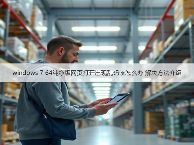 windows 7 64纯净版网页打开出现乱码该怎么办 解决方法介绍(图3) windows 7 64纯净版网页打开出现乱码该怎么办 解决方法介绍(图3)
