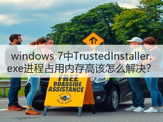 windows 7中TrustedInstaller.exe进程占用内存高该怎么解决?(图1) windows 7中TrustedInstaller.exe进程占用内存高该怎么解决?(图1)