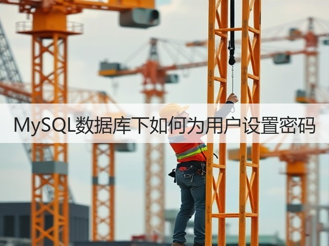 MySQL数据库下如何为用户设置密码(图2) MySQL数据库下如何为用户设置密码(图2)