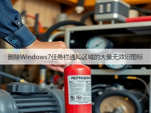 删除Windows7任务栏通知区域的大量无效旧图标(图1) 删除Windows7任务栏通知区域的大量无效旧图标(图1)