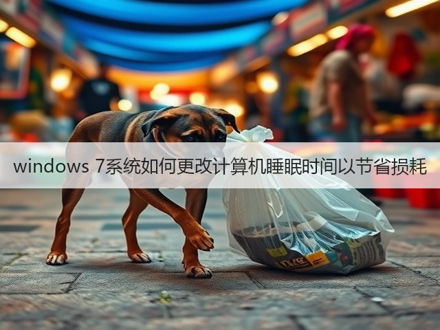 windows 7系统如何更改计算机睡眠时间以节省损耗(图3) windows 7系统如何更改计算机睡眠时间以节省损耗(图3)