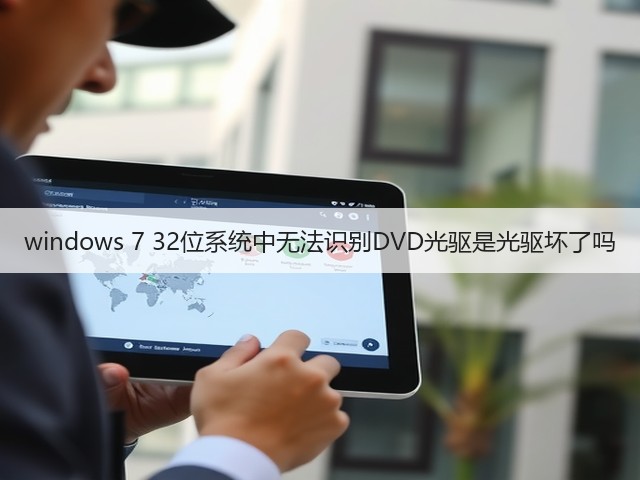 windows 7 32位系统中无法识别DVD光驱是光驱坏了吗(图2)