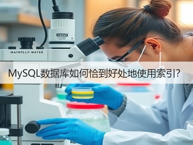 MySQL数据库如何恰到好处地使用索引?(图1) MySQL数据库如何恰到好处地使用索引?(图1)