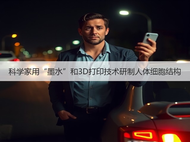 科学家用“墨水”和3D打印技术研制人体细胞结构(图3)