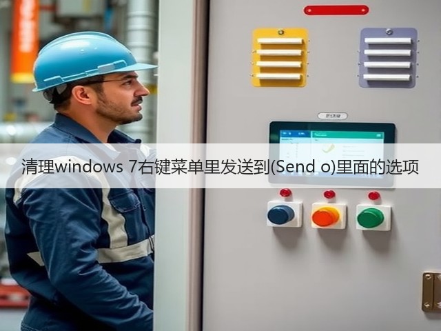 清理windows 7右键菜单里发送到(Send o)里面的选项(图1) 清理windows 7右键菜单里发送到(Send o)里面的选项(图1)