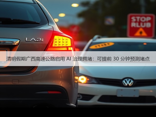 清明假期广西高速公路启用 AI 治理拥堵:可提前 30 分钟预测堵点(图3) 清明假期广西高速公路启用 AI 治理拥堵:可提前 30 分钟预测堵点(图3)