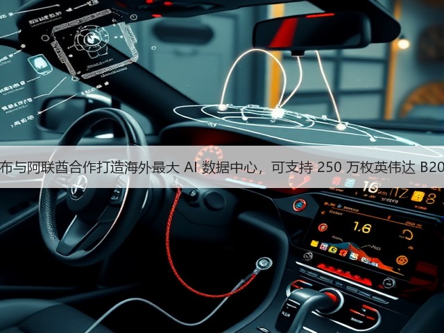 美国宣布与阿联酋合作打造海外最大 AI 数据中心，可支持 250 万枚英伟达 B200 芯片(图2)