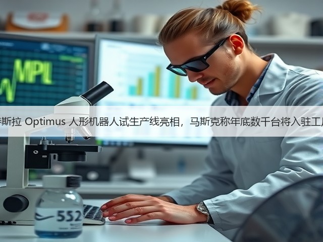 特斯拉 Optimus 人形机器人试生产线亮相，马斯克称年底数千台将入驻工厂(图1)