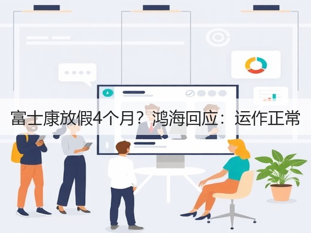 富士康放假4个月?鸿海回应:运作正常(图1) 富士康放假4个月?鸿海回应:运作正常(图1)