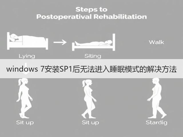 windows 7安装SP1后无法进入睡眠模式的解决方法(图2)