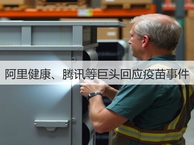 阿里健康、腾讯等巨头回应疫苗事件(图1)