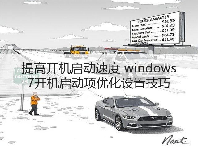 提高开机启动速度 windows 7开机启动项优化设置技巧(图1) 提高开机启动速度 windows 7开机启动项优化设置技巧(图1)