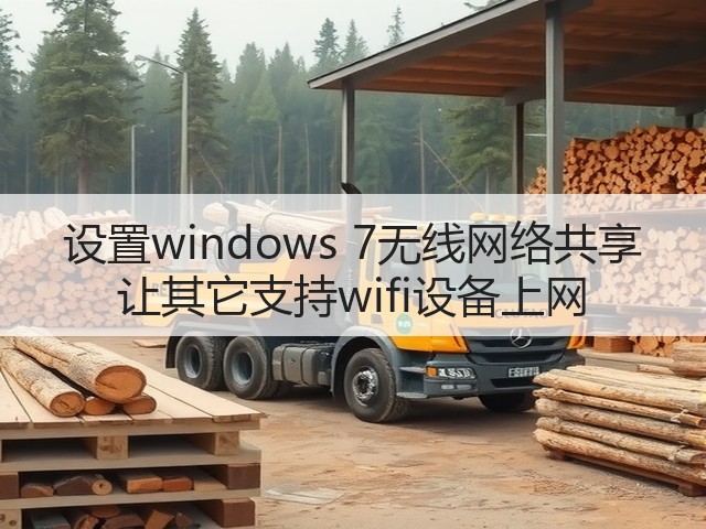 设置windows 7无线网络共享 让其它支持wifi设备上网(图3) 设置windows 7无线网络共享 让其它支持wifi设备上网(图3)
