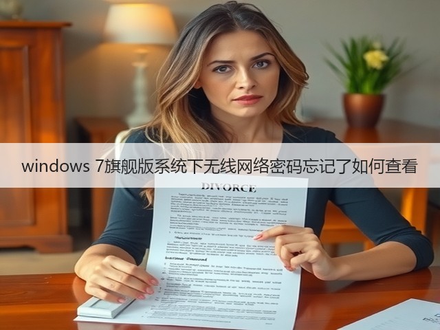 windows 7旗舰版系统下无线网络密码忘记了如何查看(图2) windows 7旗舰版系统下无线网络密码忘记了如何查看(图2)