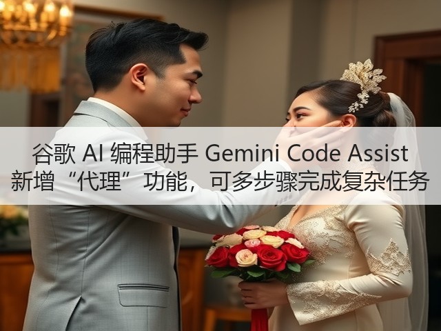 谷歌 AI 编程助手 Gemini Code Assist 新增“代理”功能,可多步骤完成复杂任务(图1) 谷歌 AI 编程助手 Gemini Code Assist 新增“代理”功能,可多步骤完成复杂任务(图1)