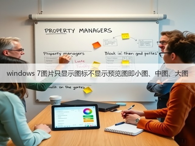 windows 7图片只显示图标不显示预览图即小图、中图、大图(图1)