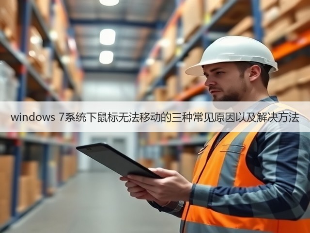 windows 7系统下鼠标无法移动的三种常见原因以及解决方法(图2)