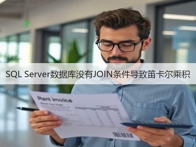 SQL Server数据库没有JOIN条件导致笛卡尔乘积(图1) SQL Server数据库没有JOIN条件导致笛卡尔乘积(图1)