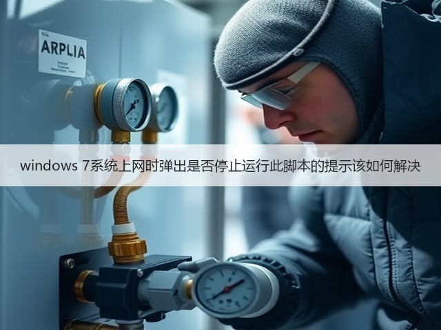 windows 7系统上网时弹出是否停止运行此脚本的提示该如何解决(图2) windows 7系统上网时弹出是否停止运行此脚本的提示该如何解决(图2)