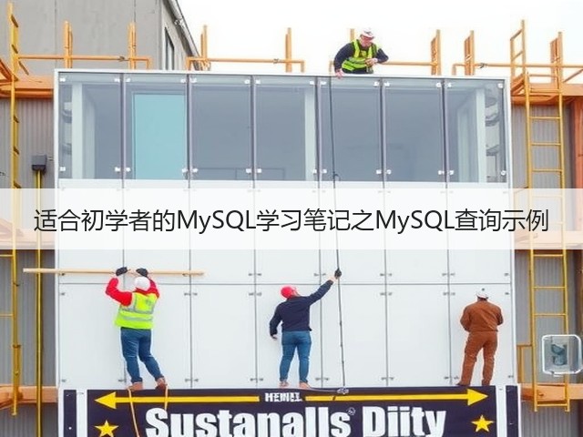 适合初学者的MySQL学习笔记之MySQL查询示例(图1) 适合初学者的MySQL学习笔记之MySQL查询示例(图1)