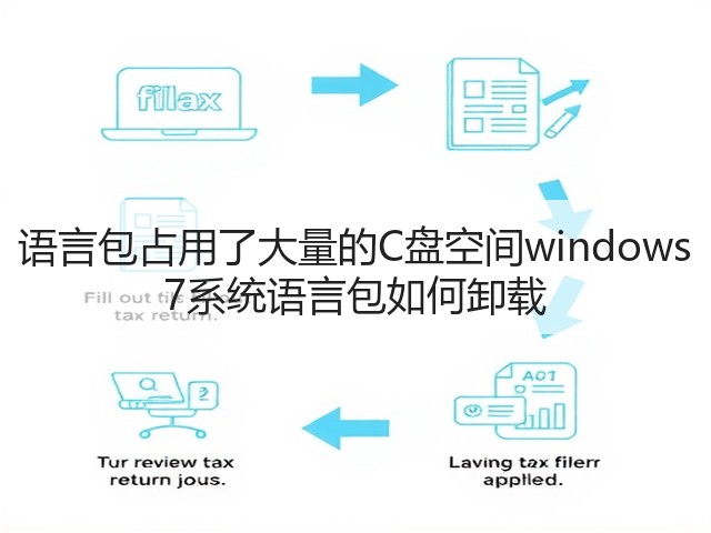 语言包占用了大量的C盘空间windows 7系统语言包如何卸载(图3) 语言包占用了大量的C盘空间windows 7系统语言包如何卸载(图3)