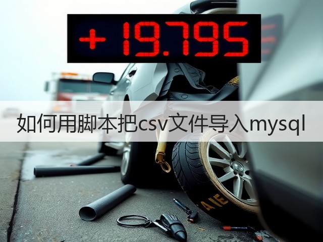 如何用脚本把csv文件导入mysql(图1) 如何用脚本把csv文件导入mysql(图1)