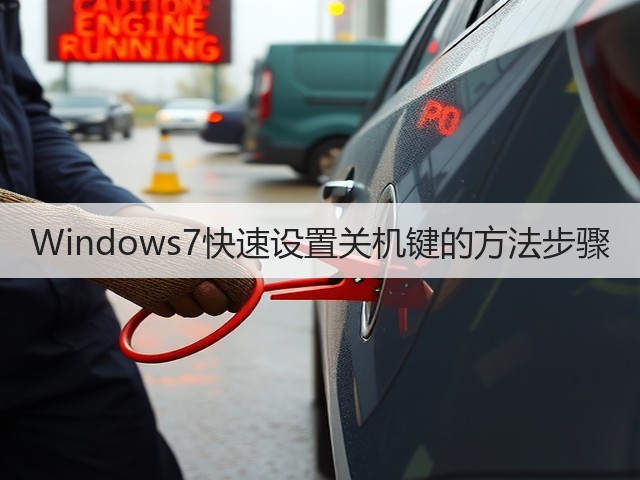 Windows7快速设置关机键的方法步骤(图1)