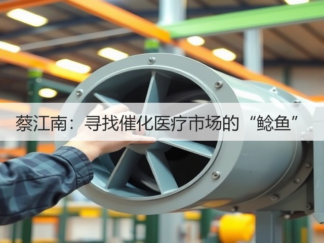 蔡江南：寻找催化医疗市场的“鲶鱼”(图2)